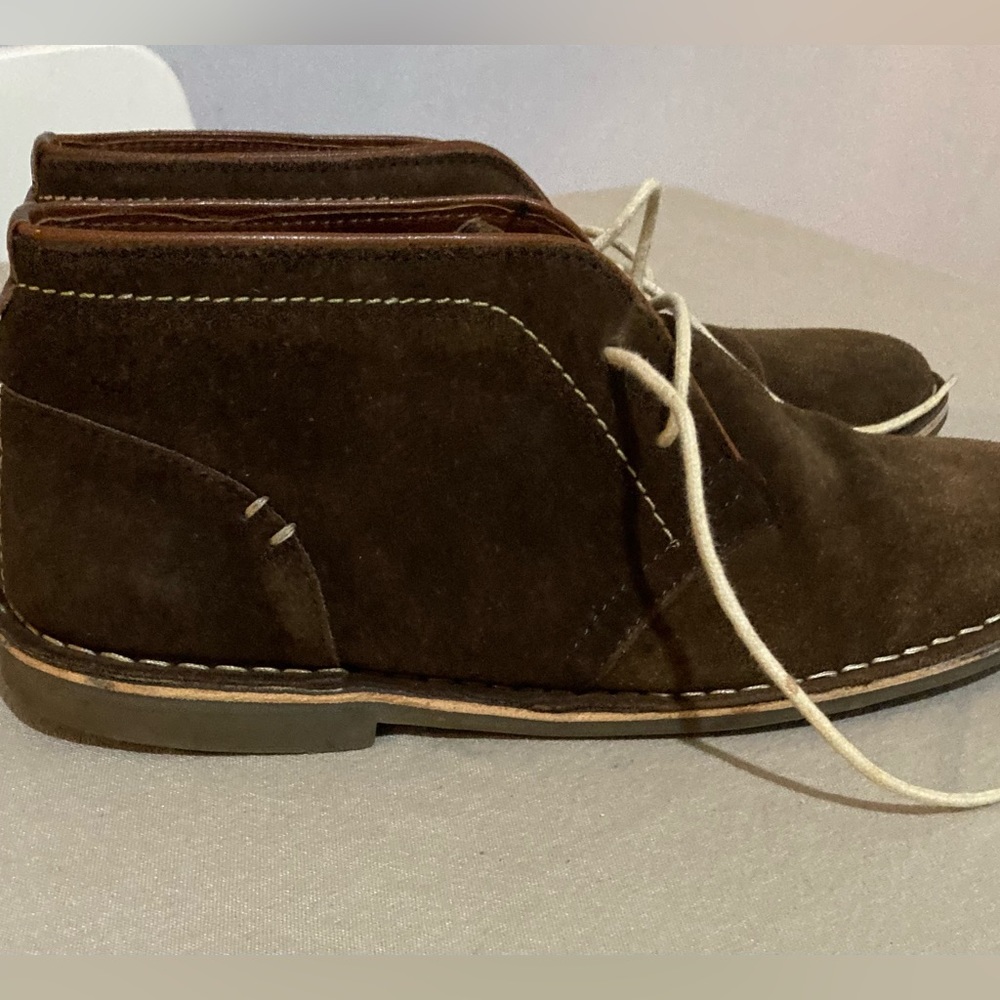 🥾Steve Madden Mens Durvish Chukka Boot Dark Brown Suede Size:9 - Picture 8 of 10